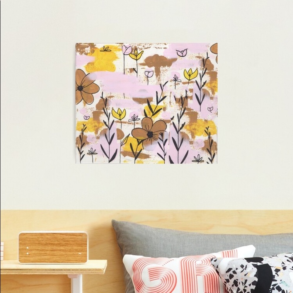 “Build me up” art canvas